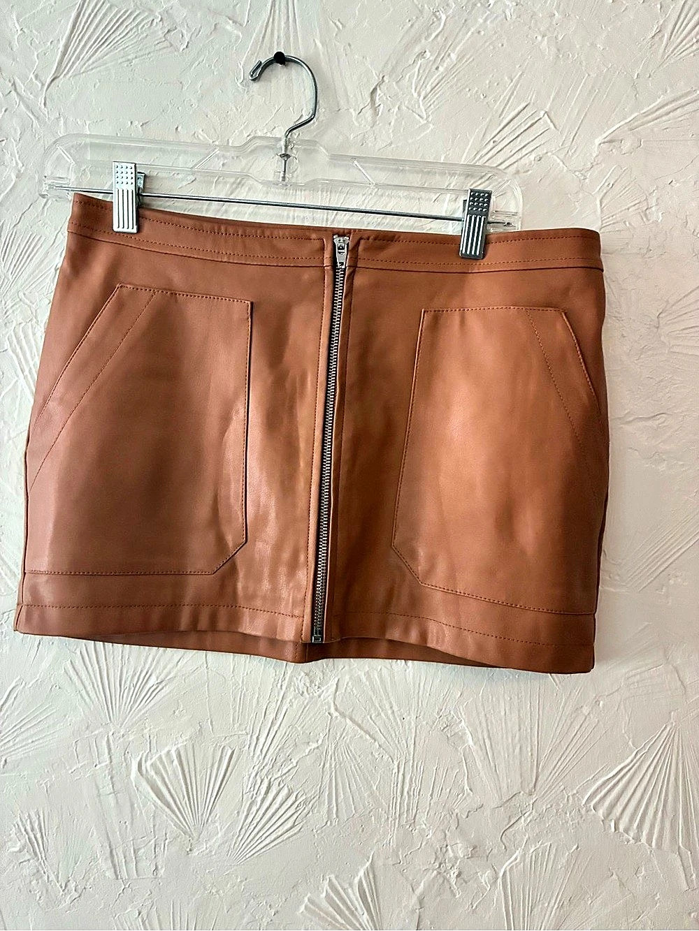 Brown Mini Skirt Like New